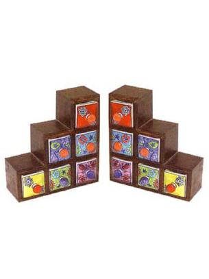 Buchstützen Set klein