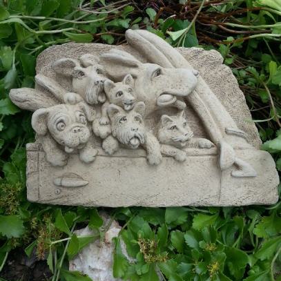 Wandbild ' Sonntagsausflug mit Hunden '