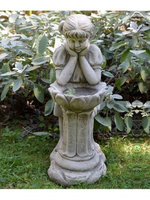 Girl with Birdbath