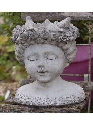 Head with Birds - Vogelbad