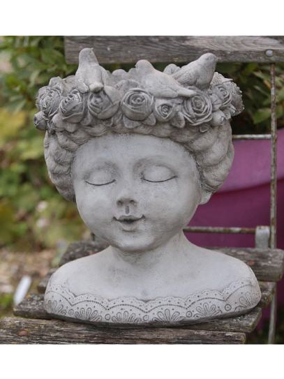 Head with Birds - Vogelbad
