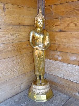 Buddha Bronze mit Schale