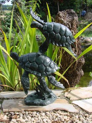 Wasserschildkröten Bronze