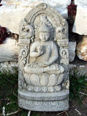 Thai Buddha Plaque (Steinguss)