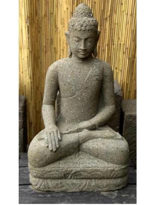Sitzender Buddha " Erdberührung "